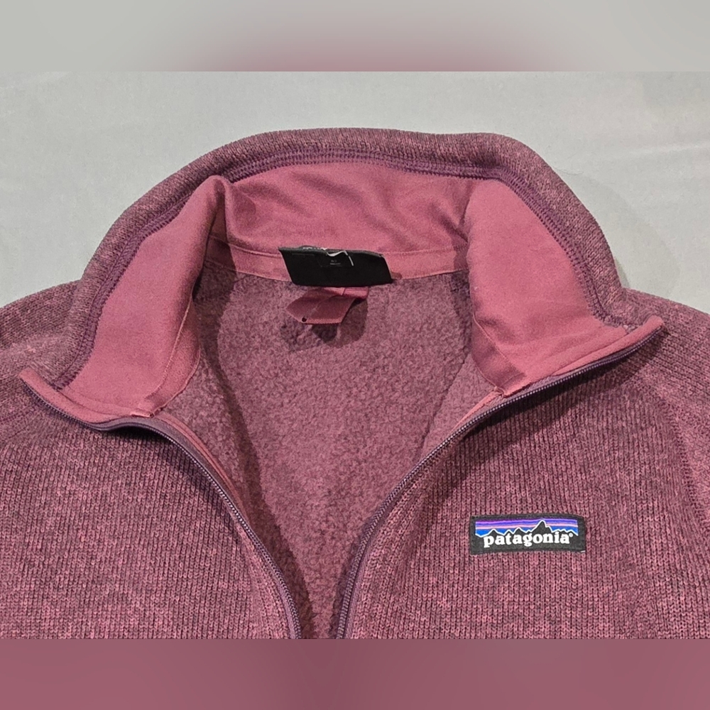 Patagonia Womens Better Sweater Quarter Zip Fleece Size Medium - Picture 2 of 8
